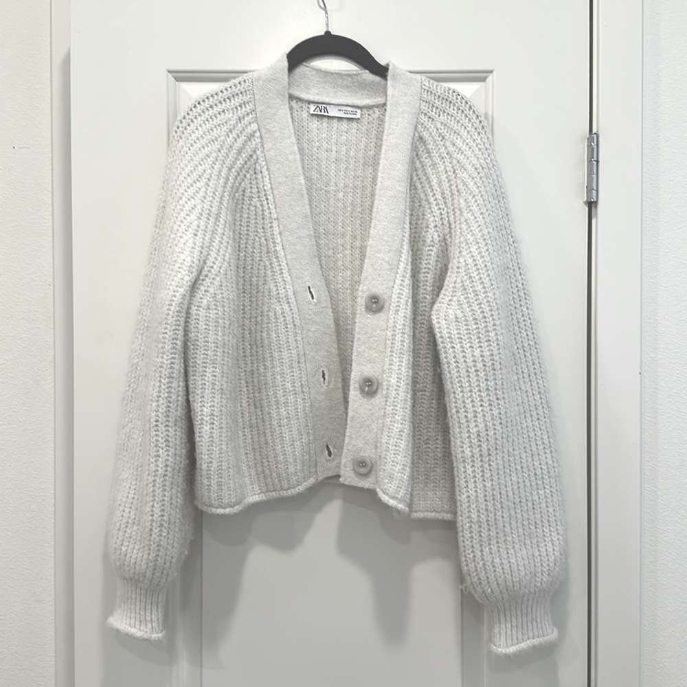 Zara slouchy knit cardigan